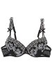 COTTON CLUB FLORAL Embroidered Black Bra Supply