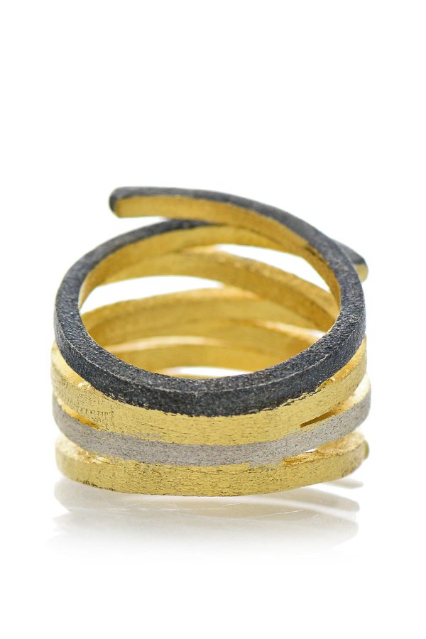 CRESTINA Gold Silver Ring on Sale