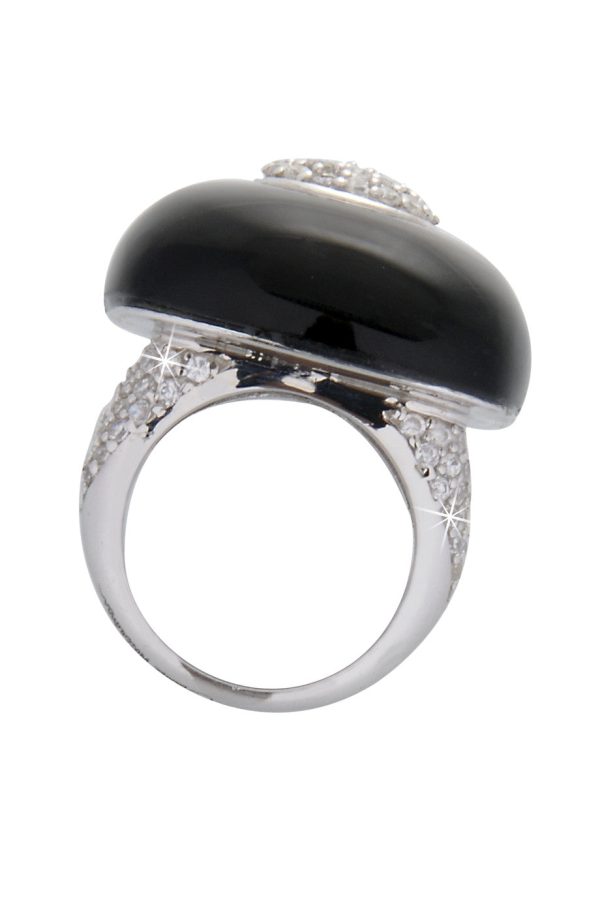 BABETTE WASSERMAN NOUGAT COBALT Onyx Ring For Sale