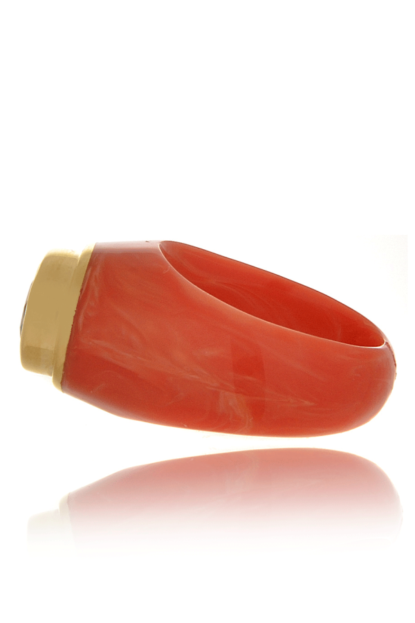 ISHARYA VENDOME Emerald Coral Resin Ring Online