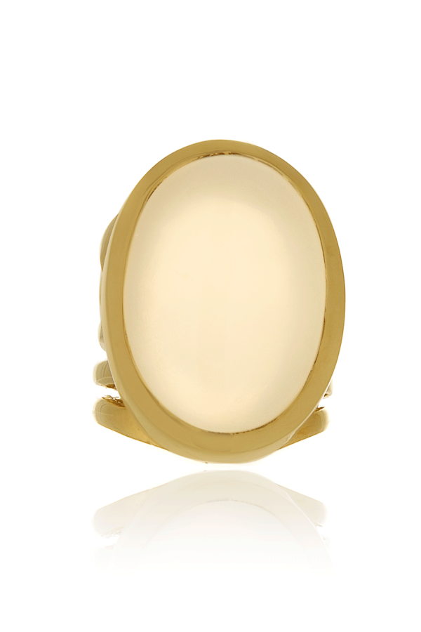 ISHARYA MOONSTONE Gold Cocktail Ring Supply