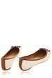 DEUX COULEUR Off White Patent Ballerinas Fashion