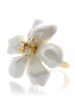 KENNETH JAY LANE Pearl Flower Ring For Discount