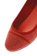 BLINK AUGUSTA Red Studded Ballerinas Supply