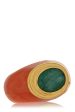 ISHARYA VENDOME Emerald Coral Resin Ring Online