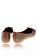 DEUX COULEUR Taupe Patent Ballerinas Fashion