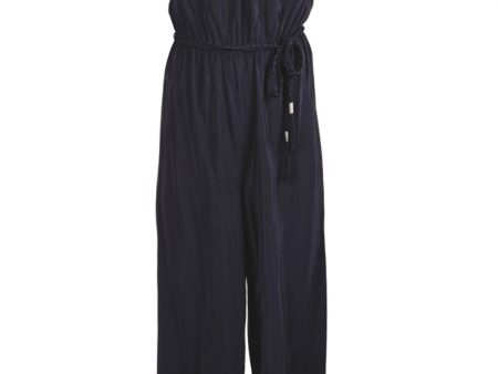 ALICE & TRIXIE CRYSTAL Black Silk Jumpsuit Online