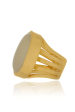 ISHARYA MOONSTONE Gold Cocktail Ring Supply