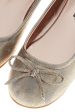 FRANCESCO MILANO SABINE Gold Crackled Ballerinas For Discount