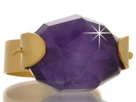 BY THE STONES AMETHYST Gold Ring Online Sale