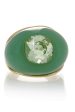 KENNETH JAY LANE DENIA Jade Crystal Dome Ring Supply