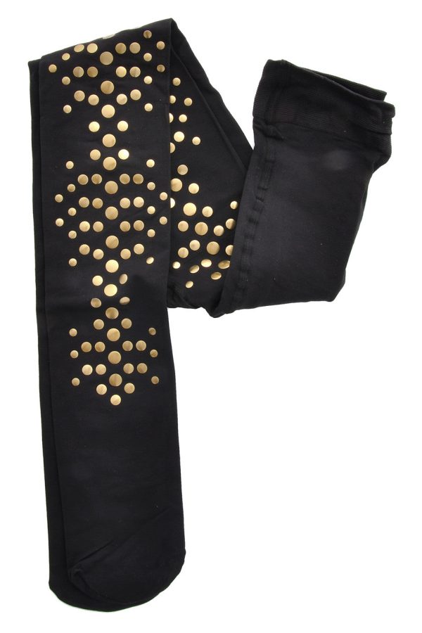 BEBAROQUE BRASSY Black Tights Online Hot Sale