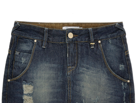 CARLOS MIELE DENIM Mini Skirt Hot on Sale