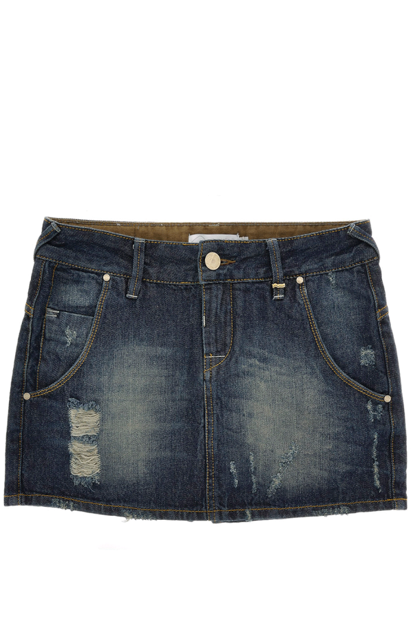 CARLOS MIELE DENIM Mini Skirt Hot on Sale