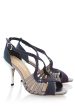 CECCONELLO TERESA Metallic Petrol Holographic Sandals Online