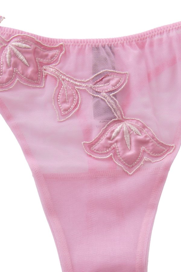 PETALO Pink Tulle Flower String Cheap