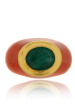 ISHARYA VENDOME Emerald Coral Resin Ring Online