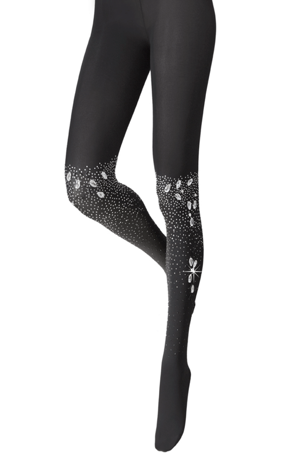 BEBAROQUE SASKIA Black Crystal Tights Online Hot Sale