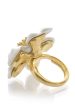 KENNETH JAY LANE Pearl Flower Ring For Discount