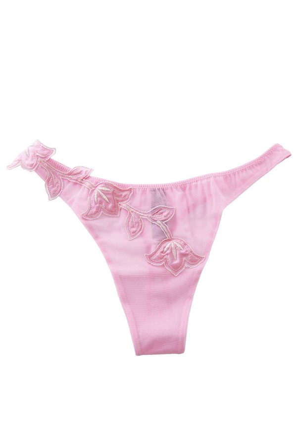 PETALO Pink Tulle Flower String Cheap