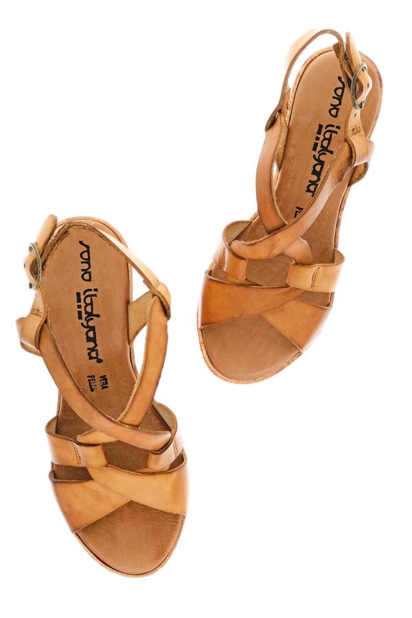 CUOIO Leather Wedges Fashion