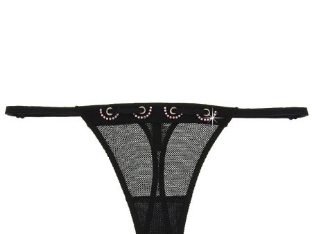 ARGENTOVIVO CORSET Rose Crystal Thong Online Hot Sale