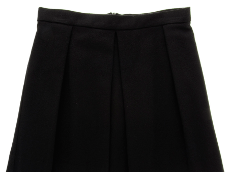 ENZA COSTA PLEATED Black Speckle Skirt Hot on Sale