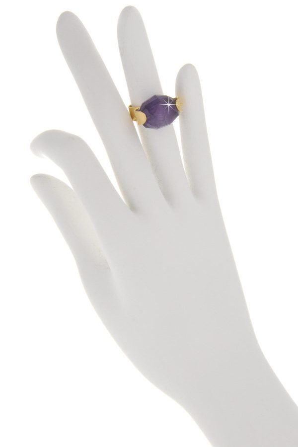 BY THE STONES AMETHYST Gold Ring Online Sale