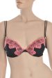 CORAL ROSES Black Bra Discount