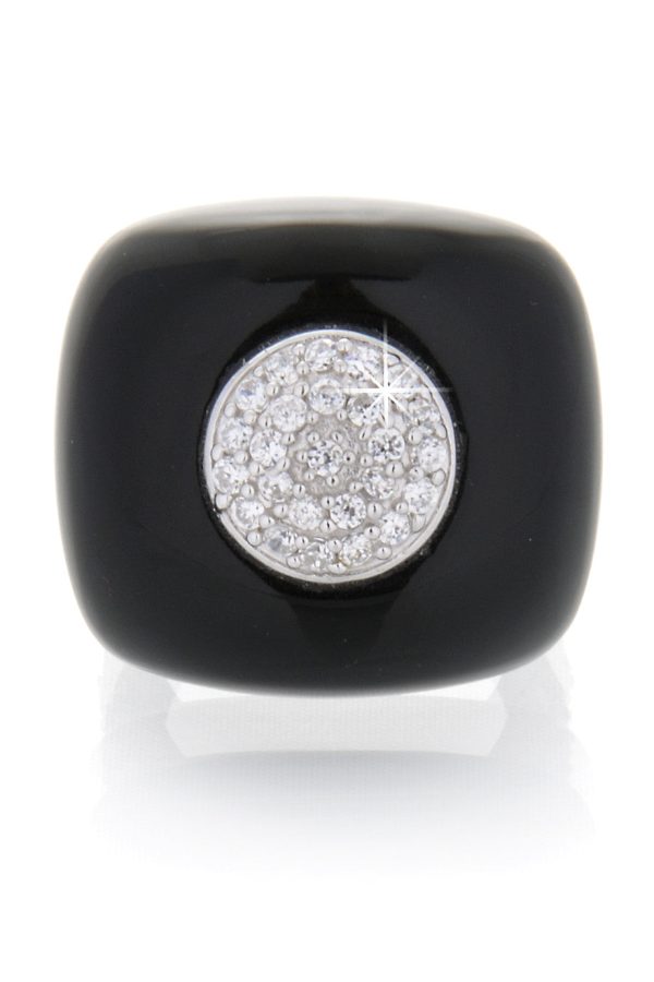 BABETTE WASSERMAN NOUGAT COBALT Onyx Ring For Sale