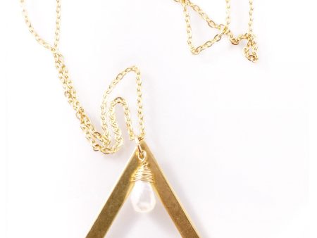 BY THE STONES GEO Gold Geometrical Pendant Sale