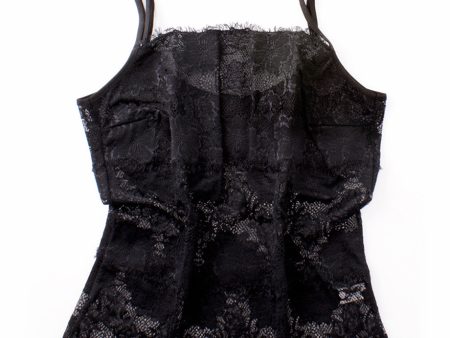 FOGAL 852 ROMANTIC Lace Top 210 Noir Black on Sale