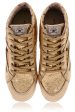 CRAVO & CANELA STARLA Gold Glitter Sneakers Sale