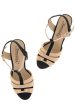 DOMINICA Nude T-Bar Sandals Fashion