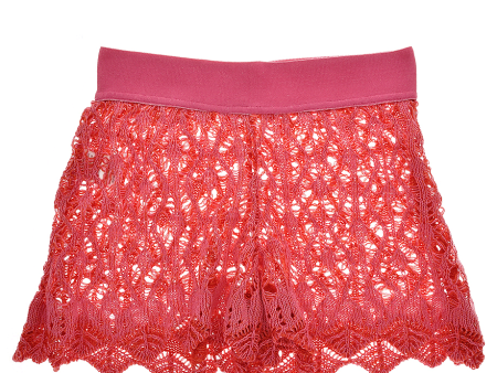 CECILIA PRADO MARIA Pink Coral Knitted Shorts Online Hot Sale