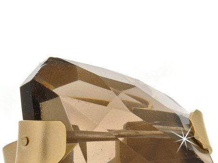 BY THE STONES SMOKY Topaz Gold Ring Online Hot Sale