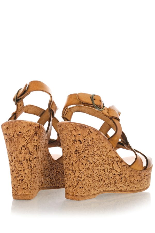 CUOIO Leather Wedges Fashion