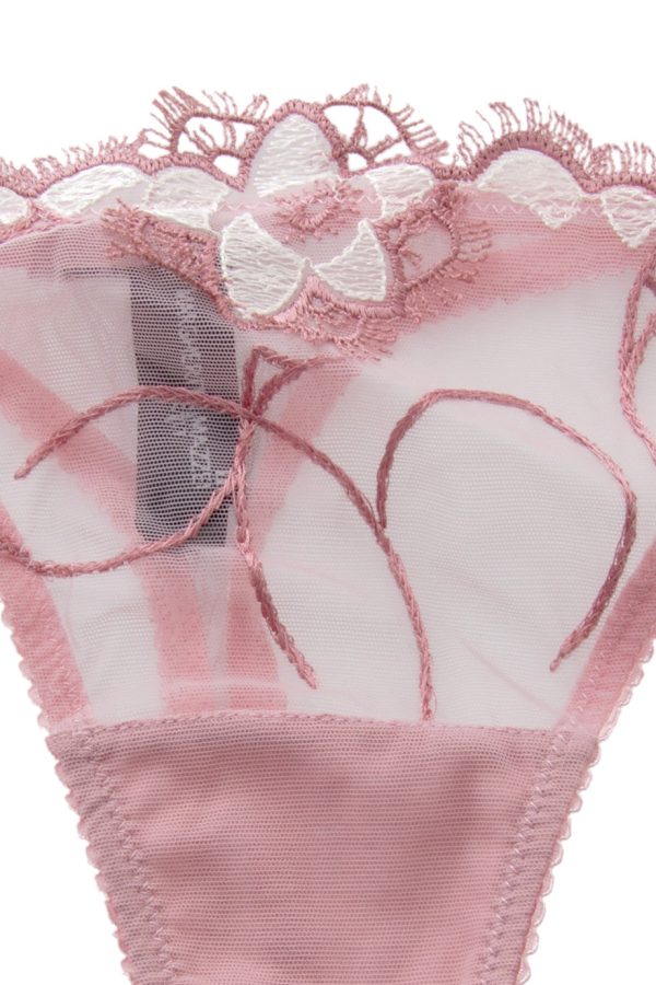 GLAMOUR Pink Lace Flower String For Discount