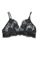 FOGAL 845 ROMANTIC Soft Bra 210 Noir Black For Cheap