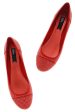 BLINK AUGUSTA Red Studded Ballerinas Supply