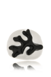 KENNETH JAY LANE BRANCH Black White Enamel Ring Online Hot Sale