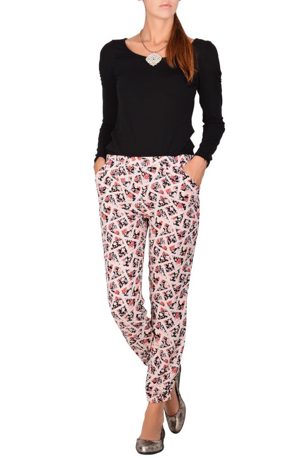 LONDON REYA Floral Printed Trousers Online Sale