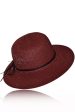 Kitaely Bordeaux Beach Hat Cheap