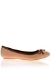 DEUX COULEUR Nude Patent Ballerinas Sale