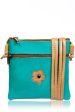 FERCHI MINI DAISY Green Patent Crossbody Bag Hot on Sale