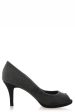 CECCONELLO MEI Silver Lurex Mid-Heel Peep Toe Discount