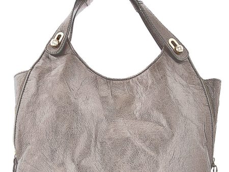 ELLIOTT LUCCA OLIVA Pyrite Metallic Tote Online now