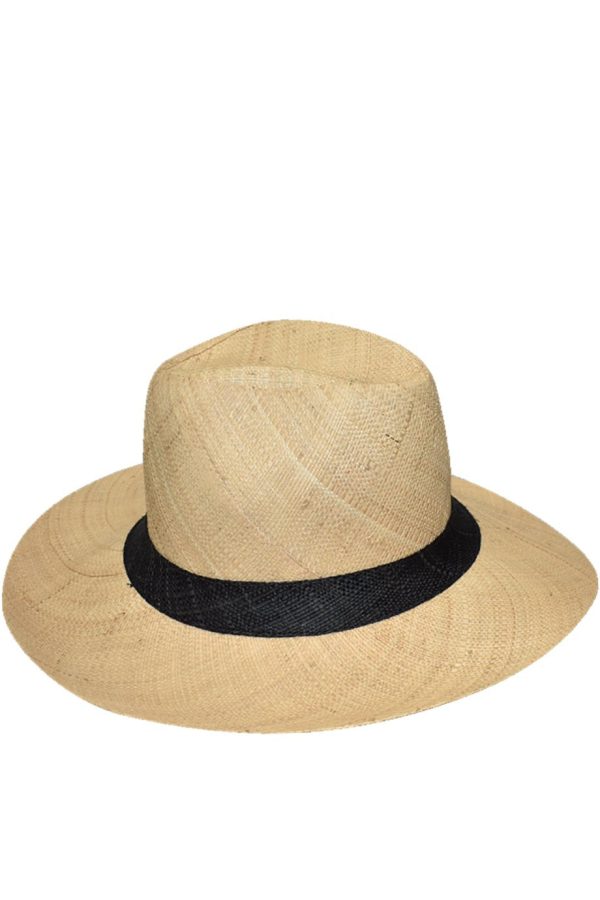 Berthile Beige Handmade Madagascar Hat Discount