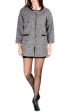 BEATRICE Grey Tweed Coat Discount