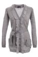 ARMANI JEANS IVA Grey Ruffled Jacket For Cheap